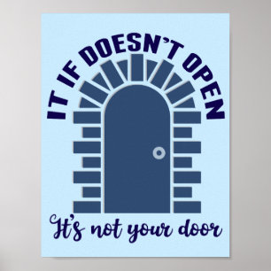 Póster Cita Motivacional Mantén la Positividad No Es Tu P