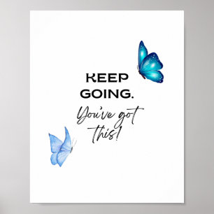 Póster Cita motivacional minimalista que tienes esto