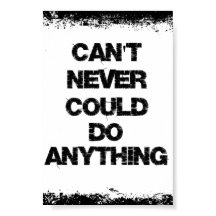 Cita motivacional; nunca se puede hacer nada