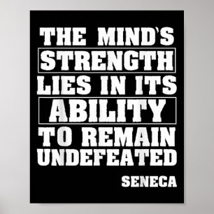 Póster Cita Motivacional Seneca Estofilia Estética