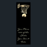 Póster Cita motivadora Puerta de Baloncesto Vintage Sepia<br><div class="desc">Posters Panorámicos De Baloncesto - Me Encanta Este Juego. Popular Deportes - Imagen de la pelota de baloncesto.</div>