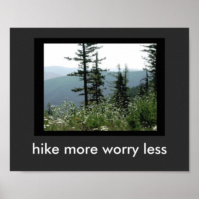 Póster cita naturaleza poster excursión más sobre el pais (Frente)