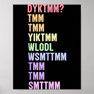 Póster Cita Nostálgica de Do Know Muffin Dyktmm
