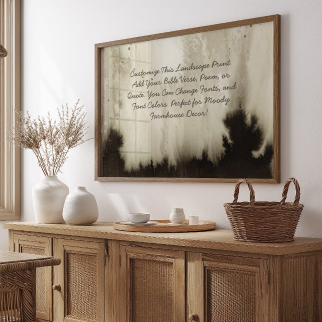 Póster Cita personalizado Añadir una acuarela biblia vers (Subido por el creador)