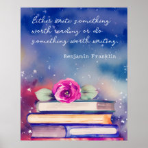 Cita Personalizado de guiones de acuarela de color