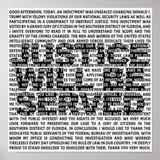 Póster Cita política de Jack Smith contra Trump P