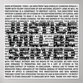 Póster Cita política de Jack Smith contra Trump P