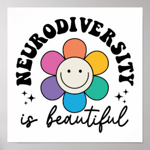 Póster Cita positiva de aceptación de la neurodiversidad