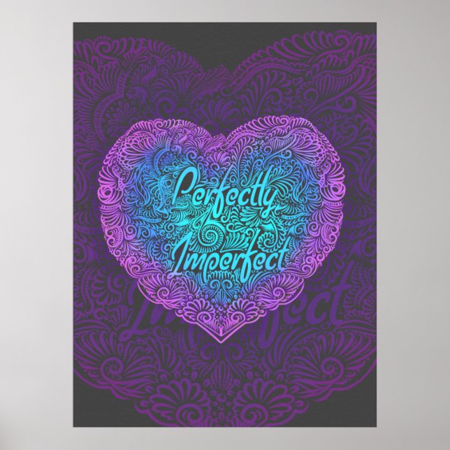 Póster Cita positiva perfectamente imperfecta (Frente)