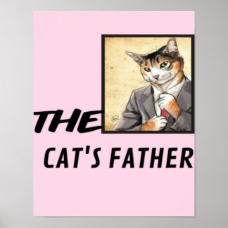 Póster Cita Poster Simple Para Los Amantes Del Gato