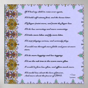 Póster Cita sabia cómo aumentar el poster de los niños