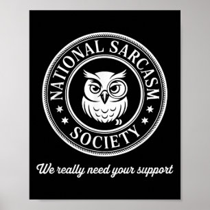 Póster Cita sarcástica de la graciosa sociedad búlgara ci