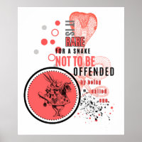 Cita sarcástica de naranja y negro.