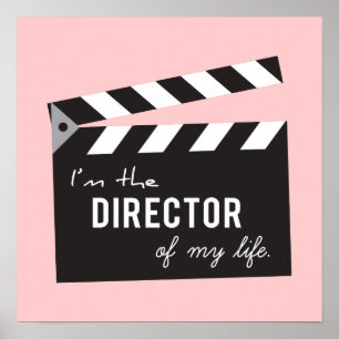 Póster Cita sobre la vida, Director Action Board, Pizarra