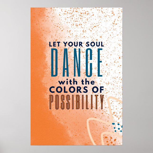 Póster Cita Soul - Cita Inspiradora y motivacional (Frente)