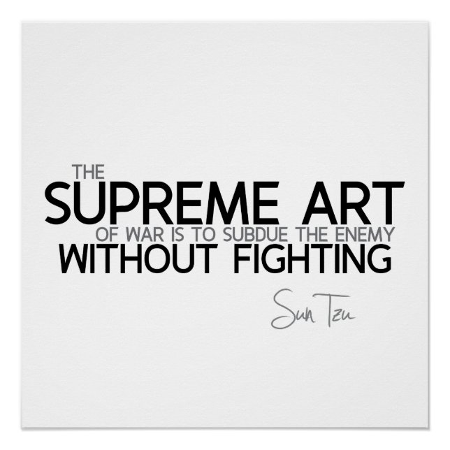 Póster CITA: Sun Tzu - arte supremo (Anverso)
