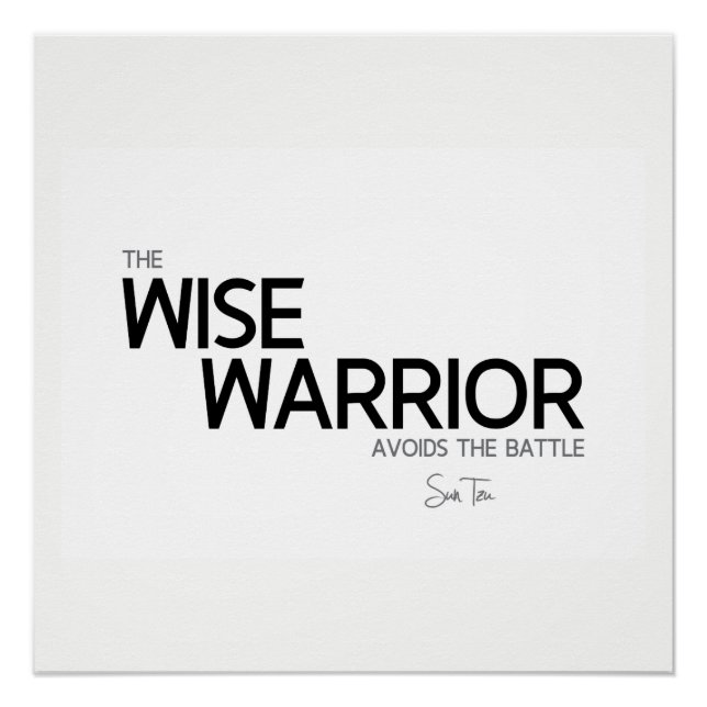 Póster CITA: Sun Tzu: Guerrero sabio (Anverso)
