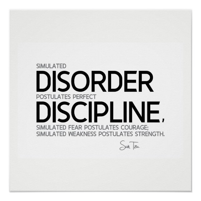 Póster CITA: Sun Tzu: La disciplina perfecta (Anverso)