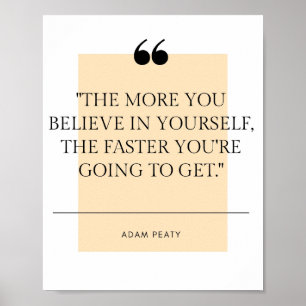 Póster Citación de Adam Peaty