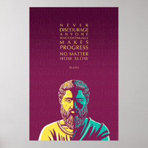 Póster Citación simple: Progreso
