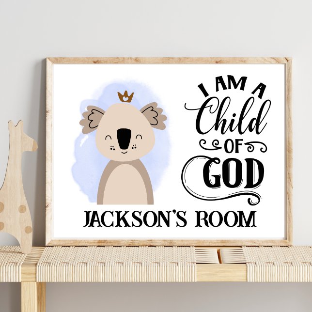 Póster Citando al bebé australiano Koala cita de la Bibli (Subido por el creador)