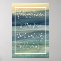 Citas auto-motivacionales, la persistencia es la c