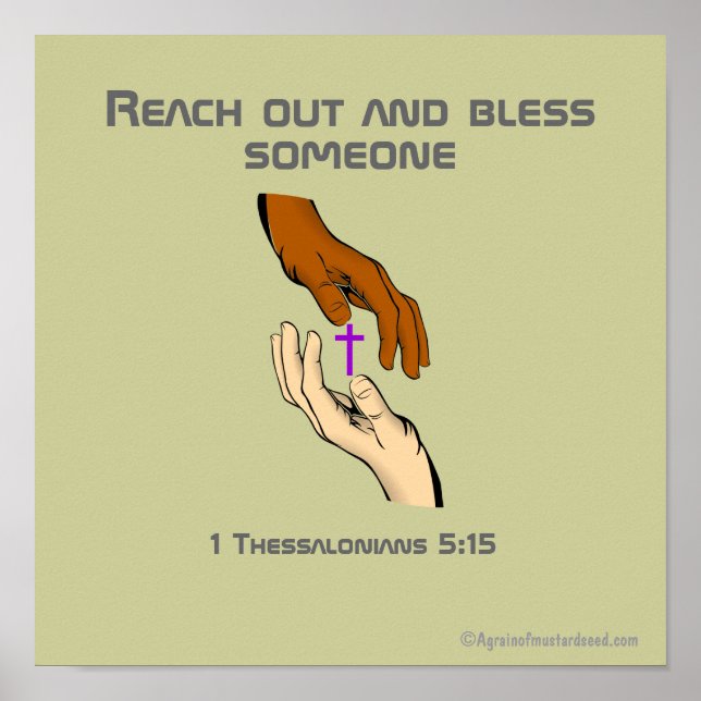 Póster Citas cristianas (Frente)