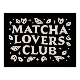 Póster Citas de amante de Matcha