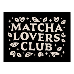 Póster Citas de amante de Matcha