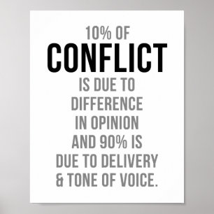 Póster Citas de conflicto