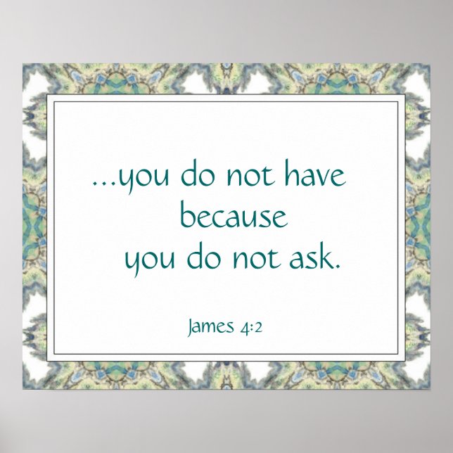 Póster Citas de depresión de ansiedad cristiana inspirado (Frente)