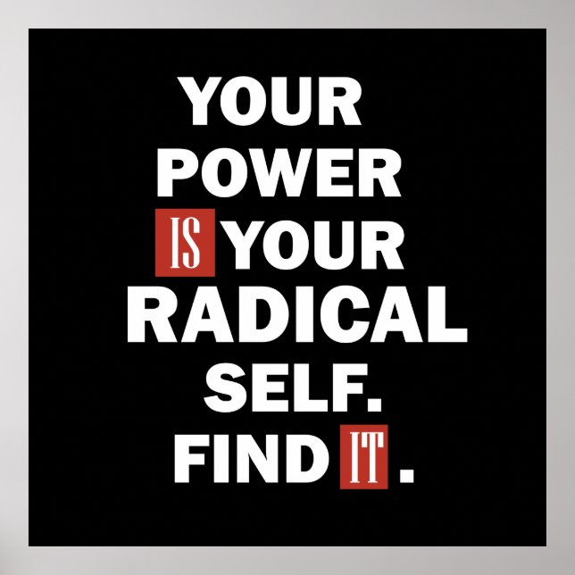 Póster Citas de éxito de vida motivacional (Frente)