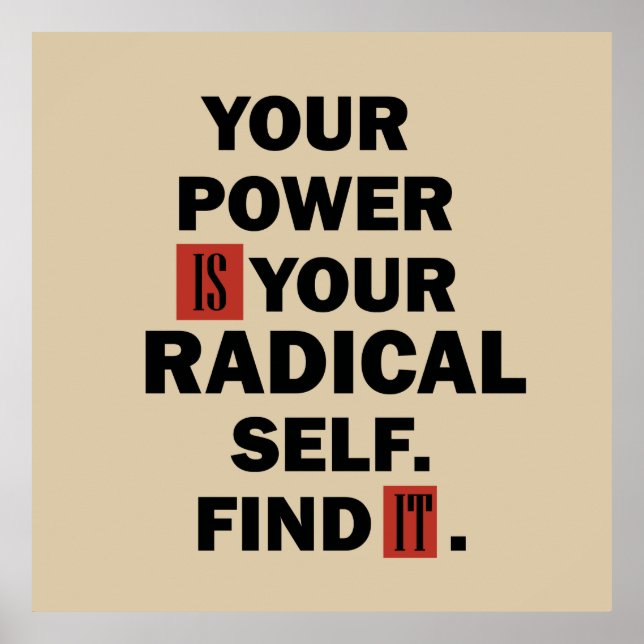 Póster Citas de éxito de vida motivacional (Frente)