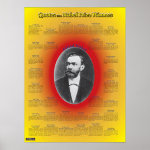 Póster Citas de ganadores del Premio Nobel
