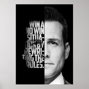 Póster Citas de Harvey Specter