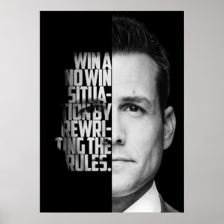 Póster Citas de Harvey Specter