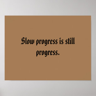 Póster Citas De Motivación De GIMNASIO Y Marrón Claro