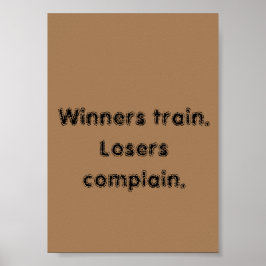 Póster Citas De Motivación De GIMNASIO Y Poster Marrón Cl