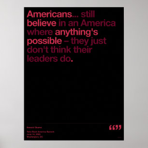 Póster Citas de Obama
