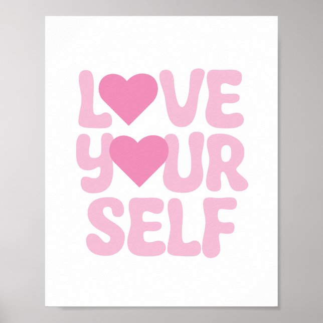 Póster Citas de Pink Love You (Frente)