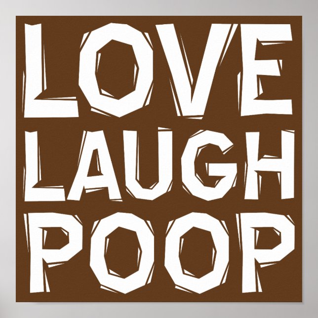 Póster Citas de Rótulo de Poster divertidas de Love Laugh (Frente)