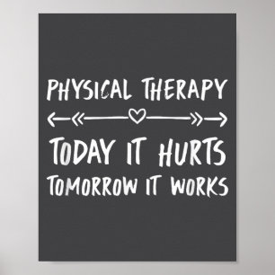 Póster Citas de Terapia Física Hoy Duele Mañana