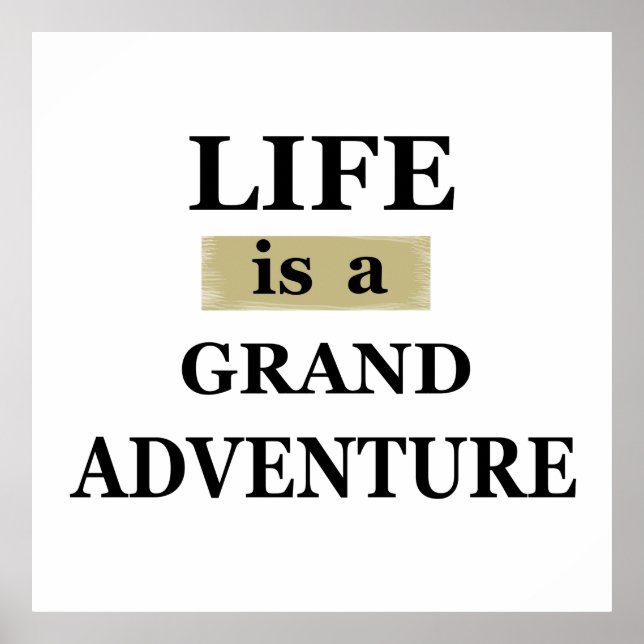 Póster Citas de vida motivacionales (Frente)