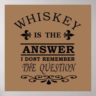 Póster citas de whisky