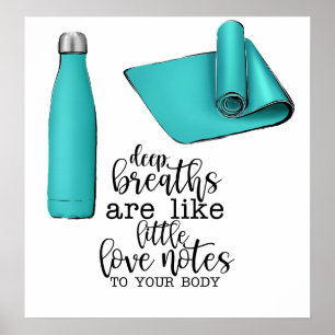 Póster Citas de yoga