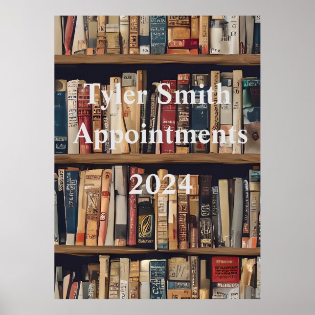 Póster Citas diarias en la estantería (Frente)