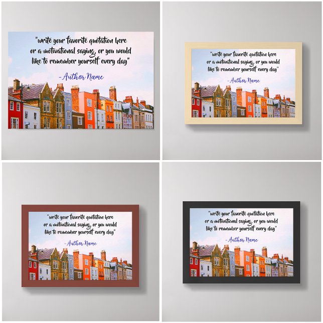 Póster Citas diarias personalizadas / ¡Crea tu propia cit (Minimalist Text Custom Quote posters)