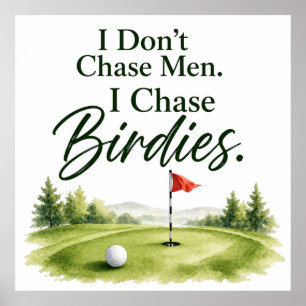 Póster Citas Divertidas de Golf para Golfistas