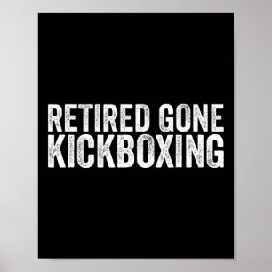 Póster Citas divertidas de kickboxing amante de Muay Thai