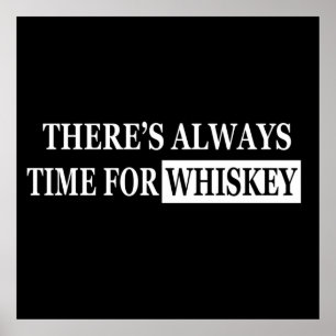Póster citas divertidas de whiskey lover